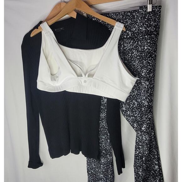 Athleta- Women's 3 piece bundle- black and white- plus size 1x, 2x, and 3x - Picture 3 of 7